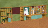 Мебельная стенка для детского сада